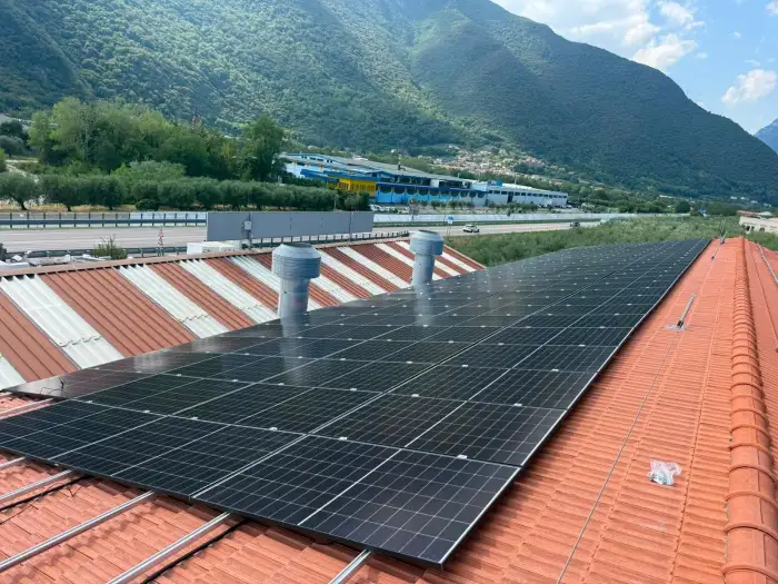 Copertura e impianto realizzati a Pove del Grappa